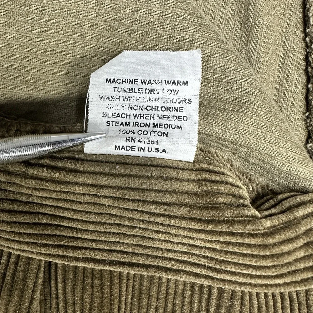 Vintage Polo Ralph Lauren Trousers Mens Cords Corduroy Pants Pleated USA 80s